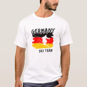 Duitsland Ski T-shirt (Voorkant)
