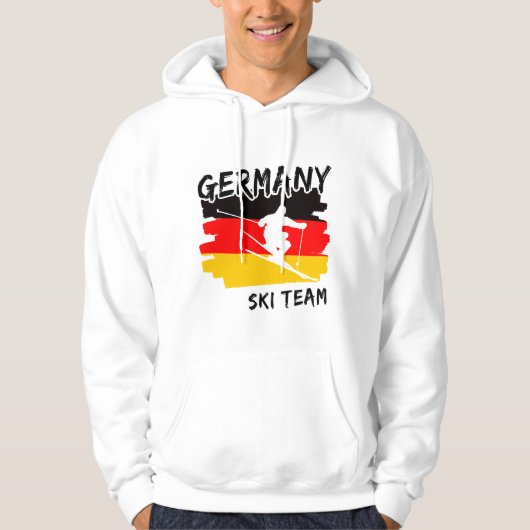 Duitsland Skiën Hoodie (Voorkant)