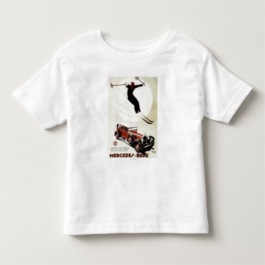 Duitsland - Skier Jumping Kinder Shirts (Voorkant)