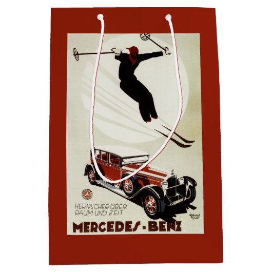 Duitsland - Skier Jumping Medium Cadeauzakje (Voorkant)