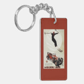 Duitsland - Skier Jumping Sleutelhanger (Voorkant Links)