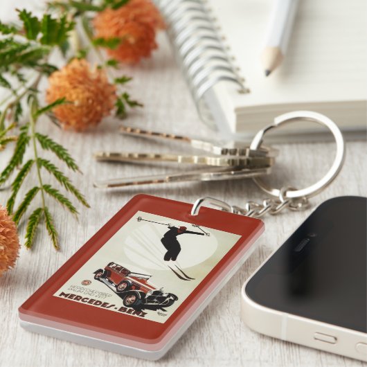 Duitsland - Skier Jumping Sleutelhanger (Voorkant Rechts)