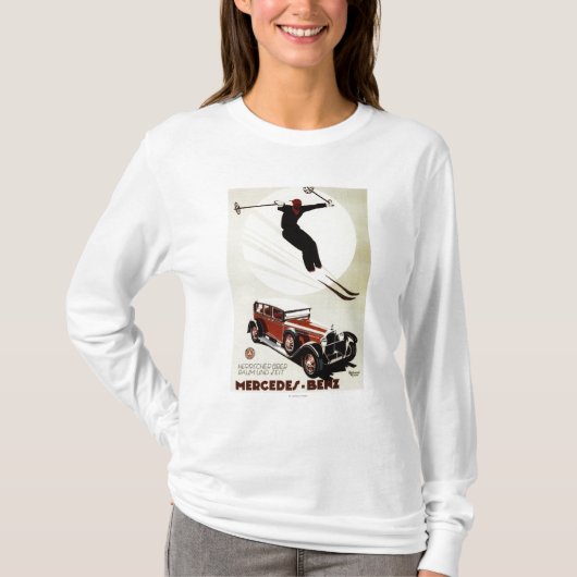 Duitsland - Skier Jumping T-shirt (Voorkant)