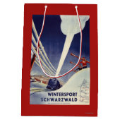 Duitsland - Skiing in the Black Forest Medium Cadeauzakje (Achterkant)