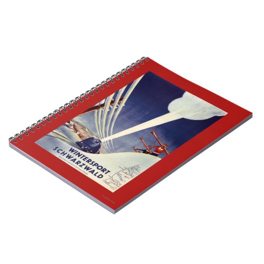 Duitsland - Skiing in the Black Forest Notitieboek (Linkerzijde)