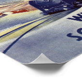 Duitsland - Skiing in the Black Forest Poster (Hoek)