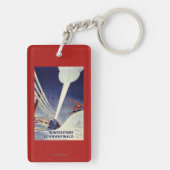 Duitsland - Skiing in the Black Forest Sleutelhanger (achterkant)