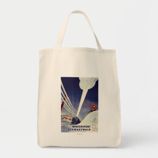 Duitsland - Skiing in the Black Forest Tote Bag (Voorkant)