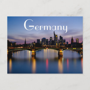 Duitsland Skyline Briefkaart
