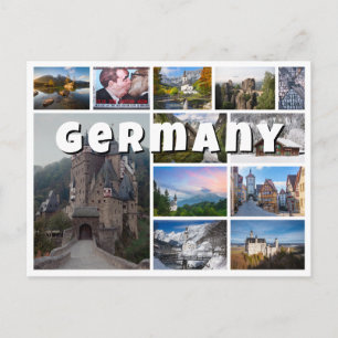 Duitsland souvenir fotocollage briefkaart