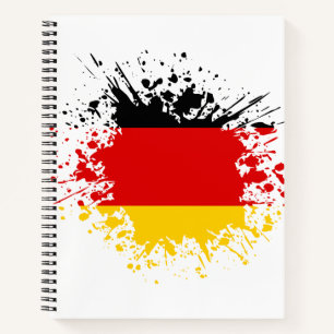 Duitsland Souvenir Landmark, Deutschland Flag Trav Notitieboek
