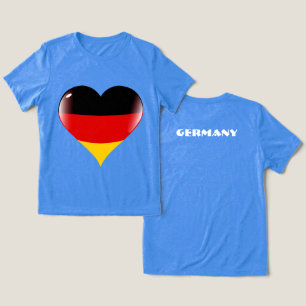 DUITSLAND Speciale Gift Blue Tourist Classic Tri-Blend Shirt