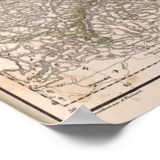 Duitsland Spoorweg Poster (Hoek)