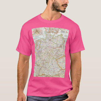 Duitsland spoorwegkaart 16k t-shirt