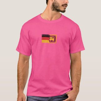 Duitsland Sri Lanka Vlaggen - Duits Sri Lanka T-shirt
