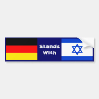 Duitsland staat met Israël Bumpersticker