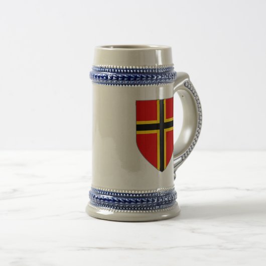 Duitsland Stein - Nordic Cross Shield Bierpul (Voorkant rechts)