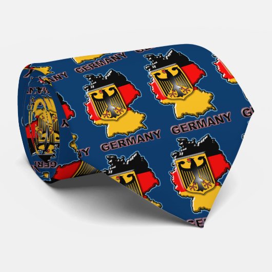 Duitsland Stropdas (Opgerold)