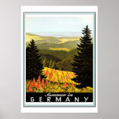  Duitsland Summer Travel Poster (Voorkant)