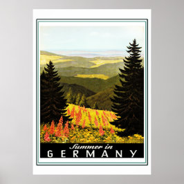  Duitsland Summer Travel Poster