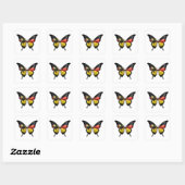 Duitsland Swallowtail Vlinder Vlag Sticker (Vel)