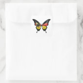Duitsland Swallowtail Vlinder Vlag Sticker (Tas)
