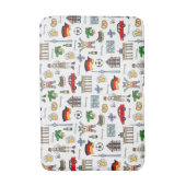 Duitsland | Symbolen Patroon Badmat (Voorkant Verticaal)