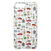 Duitsland | Symbolen Patroon Case-Mate iPhone Case (Achterkant)