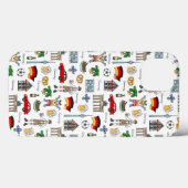 Duitsland | Symbolen Patroon Case-Mate iPhone Case (Achterkant (horizontaal))