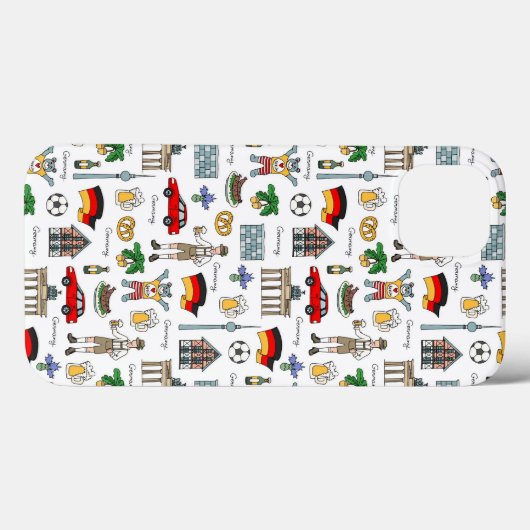 Duitsland | Symbolen Patroon Case-Mate iPhone Case (Achterkant (horizontaal))