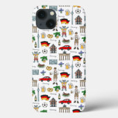 Duitsland | Symbolen Patroon Case-Mate iPhone Case (Achterkant)