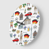 Duitsland | Symbolen Patroon Grote Klok (Hoek)