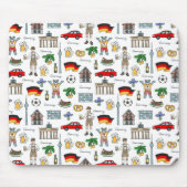 Duitsland | Symbolen Patroon Muismat (Voorkant)