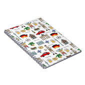 Duitsland | Symbolen Patroon Notitieboek (Rechterzijde)