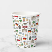 Duitsland | Symbolen Patroon Papieren Bekers (Voorkant)