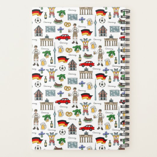 Duitsland | Symbolen Patroon Planner (Achterkant)