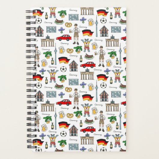 Duitsland | Symbolen Patroon Planner (Voorkant)