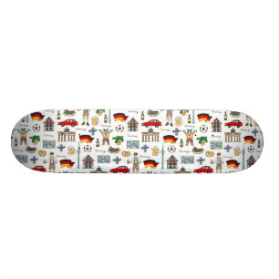 Duitsland   Symbolen Patroon Skateboard