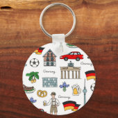 Duitsland | Symbolen Patroon Sleutelhanger (Voorkant)