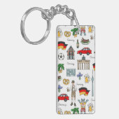 Duitsland | Symbolen Patroon Sleutelhanger (Voorkant Links)