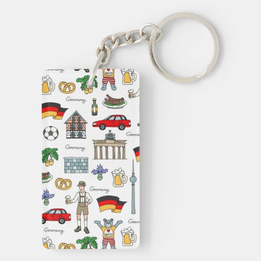 Duitsland | Symbolen Patroon Sleutelhanger (achterkant)