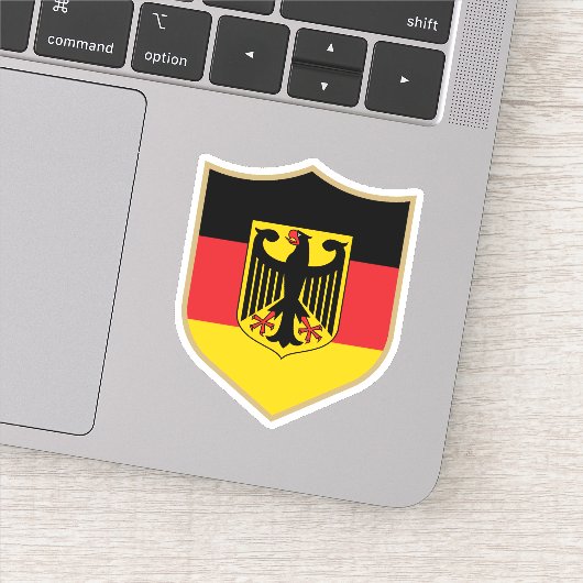Duitsland symboliseert patriottische reizen sticker (Detail)