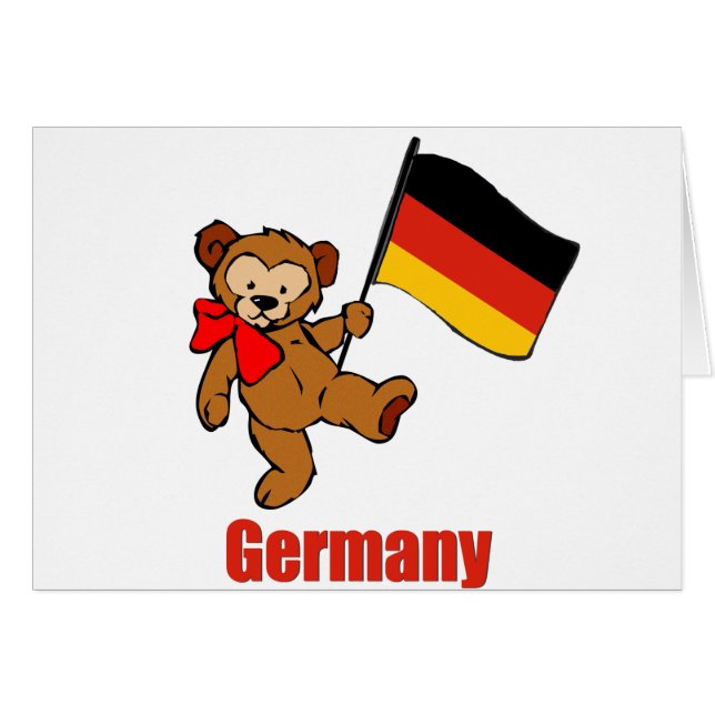 Duitsland Teddy Bear (Voorkant Horizontaal)