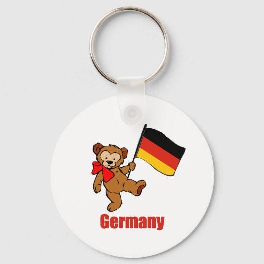 Duitsland Teddy Bear Sleutelhanger (Voorkant)