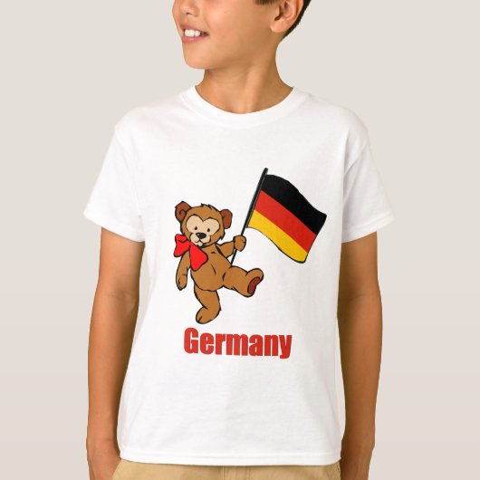 Duitsland Teddy Bear T-shirt (Voorkant)