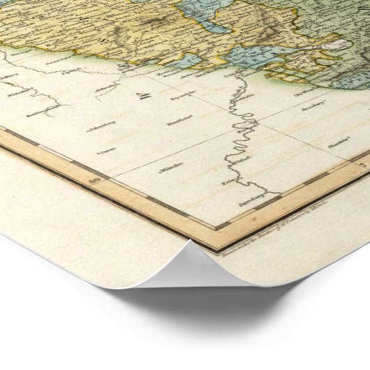 Duitsland ten noorden van de Mayan Poster (Hoek)