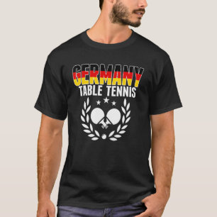 Duitsland Tennis German ping Pong Team Suppo T-shirt