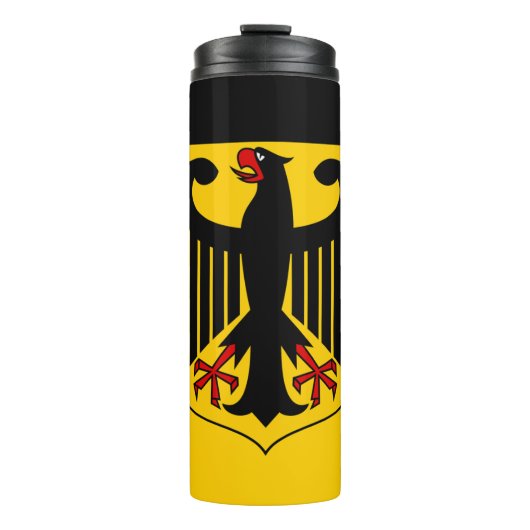 Duitsland Travel Mug, patriottische Duitse vlag Thermosbeker (Voorkant)
