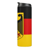 Duitsland Travel Mug, patriottische Duitse vlag Thermosbeker (Geroteerd rechts)