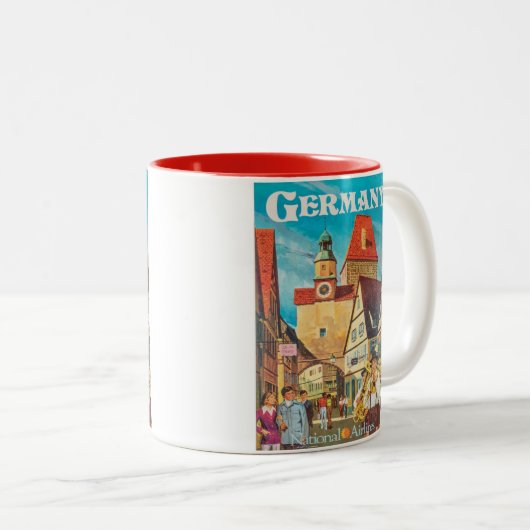 DUITSLAND TWEEKLEURIGE KOFFIEMOK (Voorkant rechts)